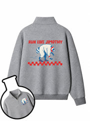 Run Like Jimothy Half-Zip Fleece Pullover