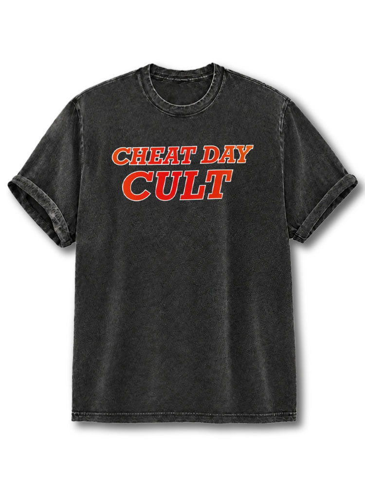 CHEAT DAY CULT Washed T-Shirt