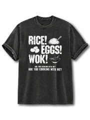 Funny Heavy Metal Parody  Washed T-Shirt