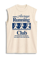Average Running Club Vintage Washed Cotton Tank Top