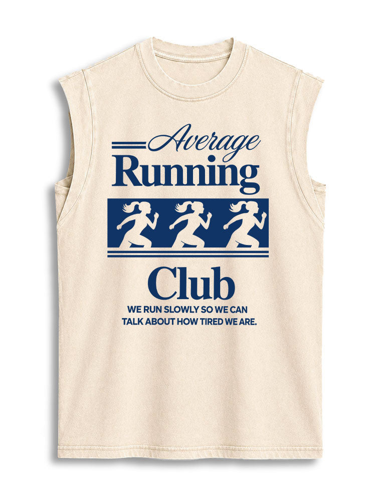 Average Running Club Vintage Washed Cotton Tank Top