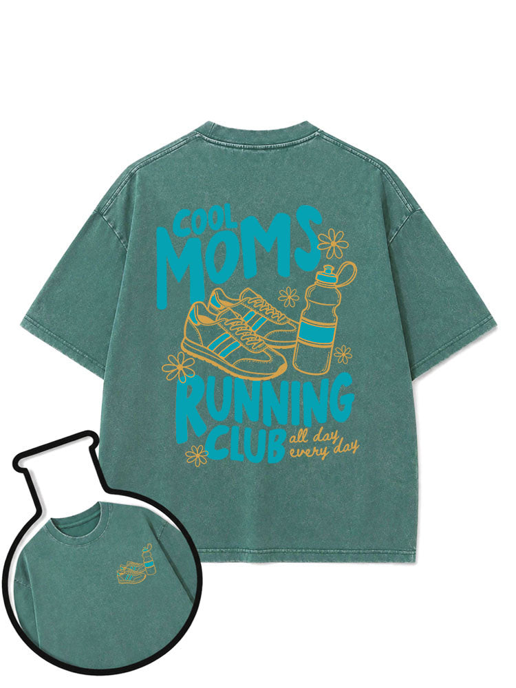 Cool Moms Running Club Washed T-Shirt