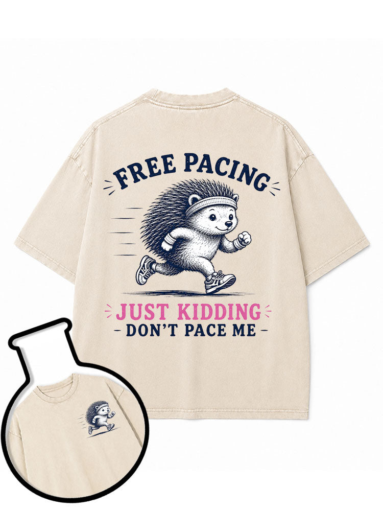 Free Pacing Just Kidding Washed T-Shirt