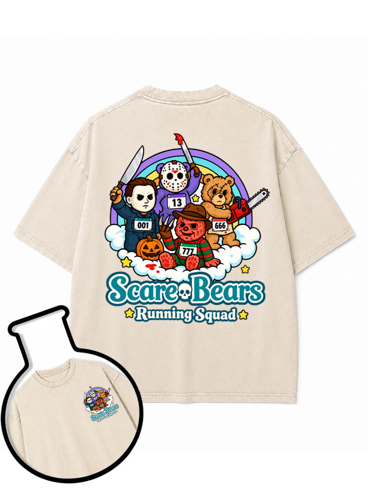Scare Bears Running Squad Washed T-Shirt