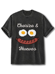 Chorizo and Huevos Washed T-Shirt