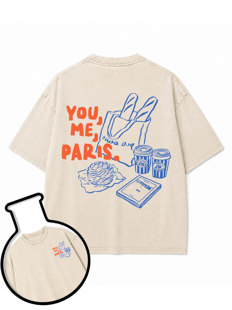 YOU ME PARIS Washed T-Shirt