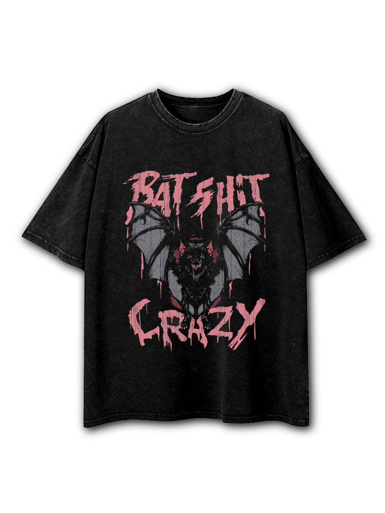 Bat Shit Crazy Washed T-Shirt