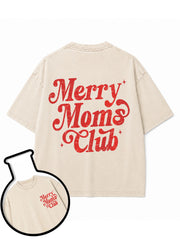 Merry Moms Club Washed T-Shirt