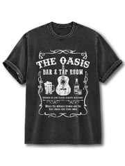 The Oasis Bar And Tap Room Washed T-Shirt