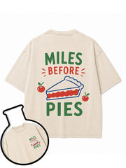 MILES BEFORE PIES Washed T-Shirt