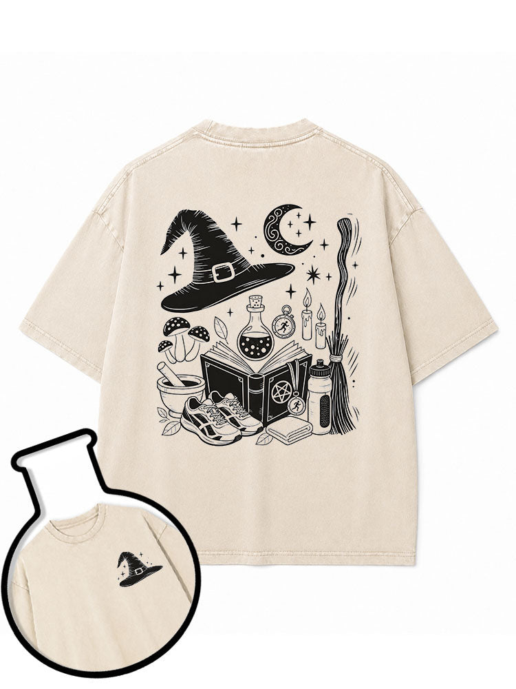 Running Reading Halloween Washed T-Shirt