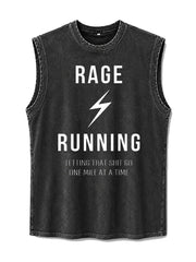 Rage Running Washed Tank Top