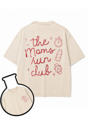 the Moms run club Washed T-Shirt