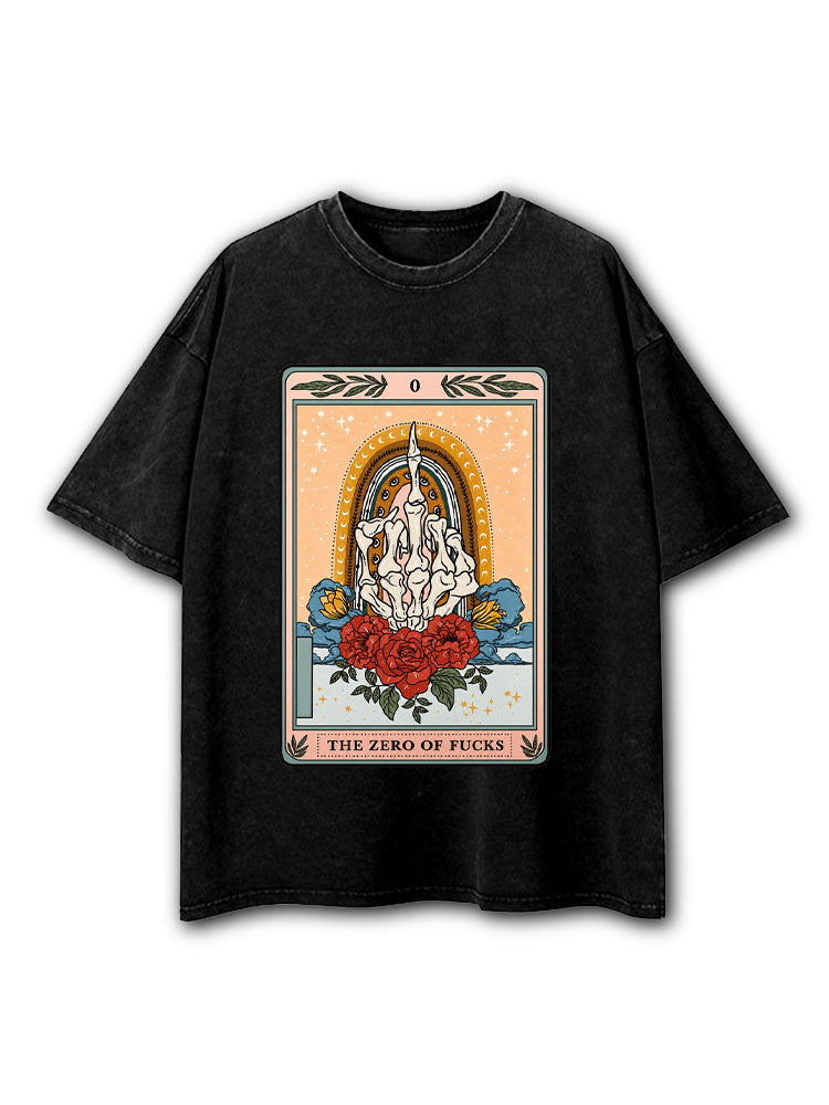 The Zero of Fucks Washed T-Shirt