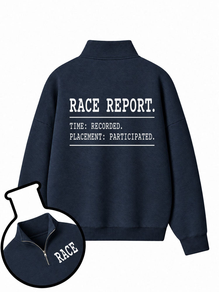 Race Report Half-Zip Fleece Pullover