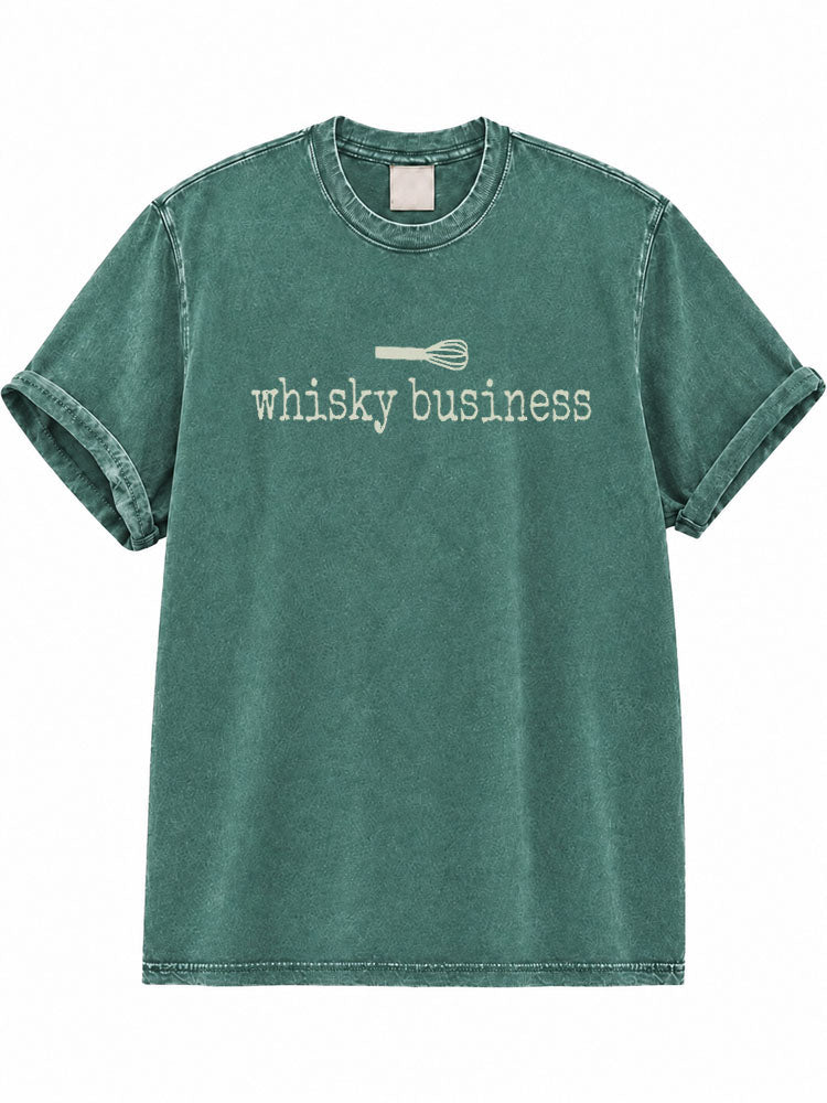 Whisky Business Washed T-Shirt