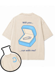 Will you run with me Washed T-Shirt