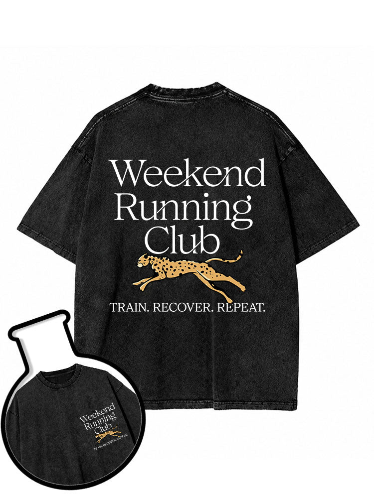 Weekend Running Club Washed T-Shirt