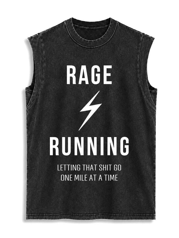 Rage Running Vintage Washed Cotton Tank Top