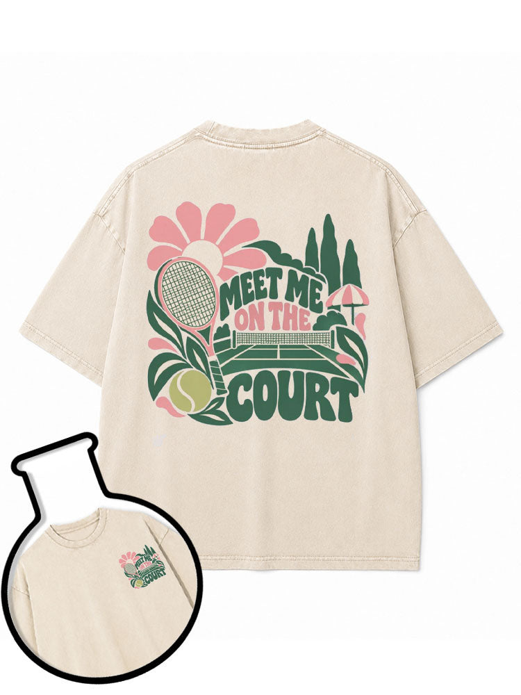 TENNIS Good Times Only Washed T-Shirt