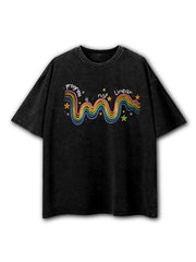Progress Is Not Linear Washed T-Shirt