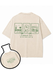 Pickleball Club  PLAY SMILE DINK Washed T-Shirt