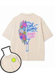 cool moms tennis club Washed T-Shirt