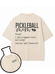 PICKLEBALL mom Washed T-Shirt