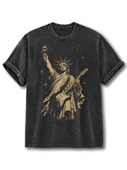 Liberty Rock Guitar Washed T-Shirt