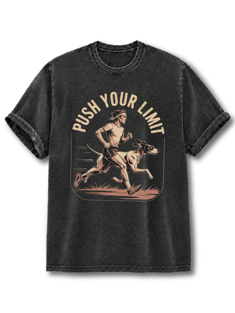 Push Your Limit Washed T-Shirt