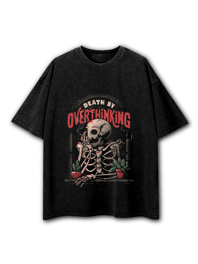 Death By Overthinking Washed T-Shirt