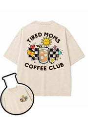 Tired Moms Coffee Club Washed T-Shirt