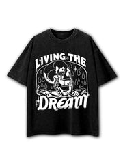 Living The Dream Washed T-Shirt