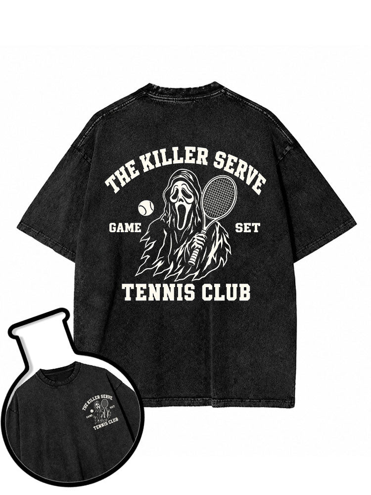 THE KILLER SERVE Washed T-Shirt