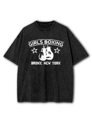 Girls Boxing Washed T-Shirt