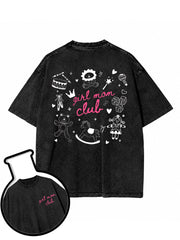 girl mom club Washed T-Shirt