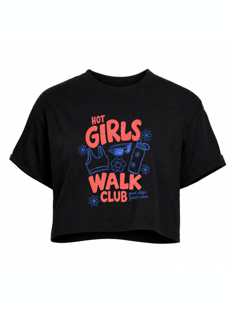 HOT GIRLS WALK CLUB  Crop Tops