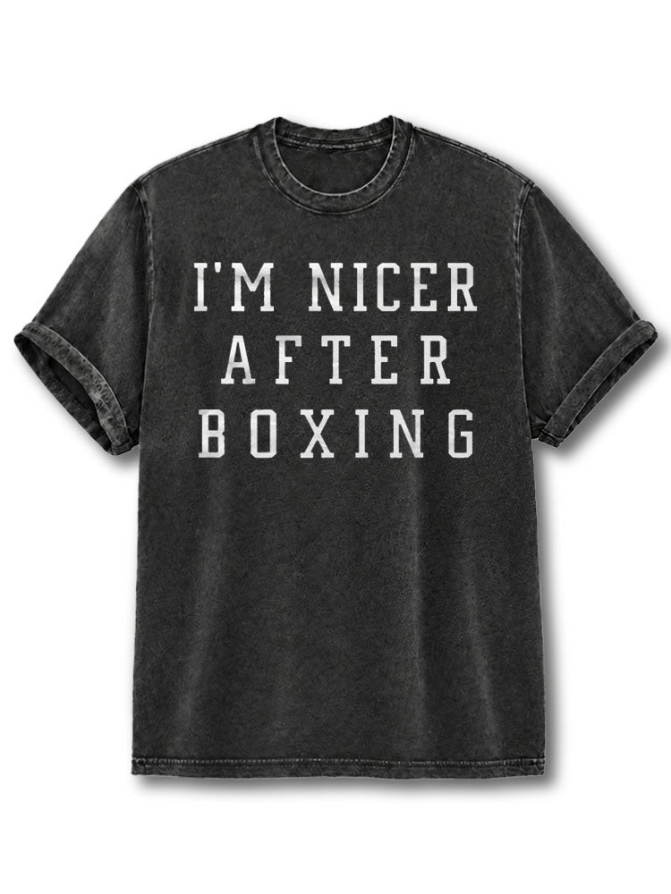 Nicer After Boxing Washed T-Shirt