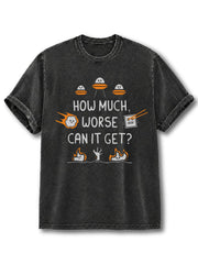 Obsessive Cow Disorder Washed T-Shirt