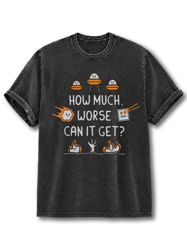Obsessive Cow Disorder Washed T-Shirt