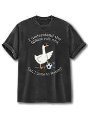 I understand the offside rule now Washed T-Shirt