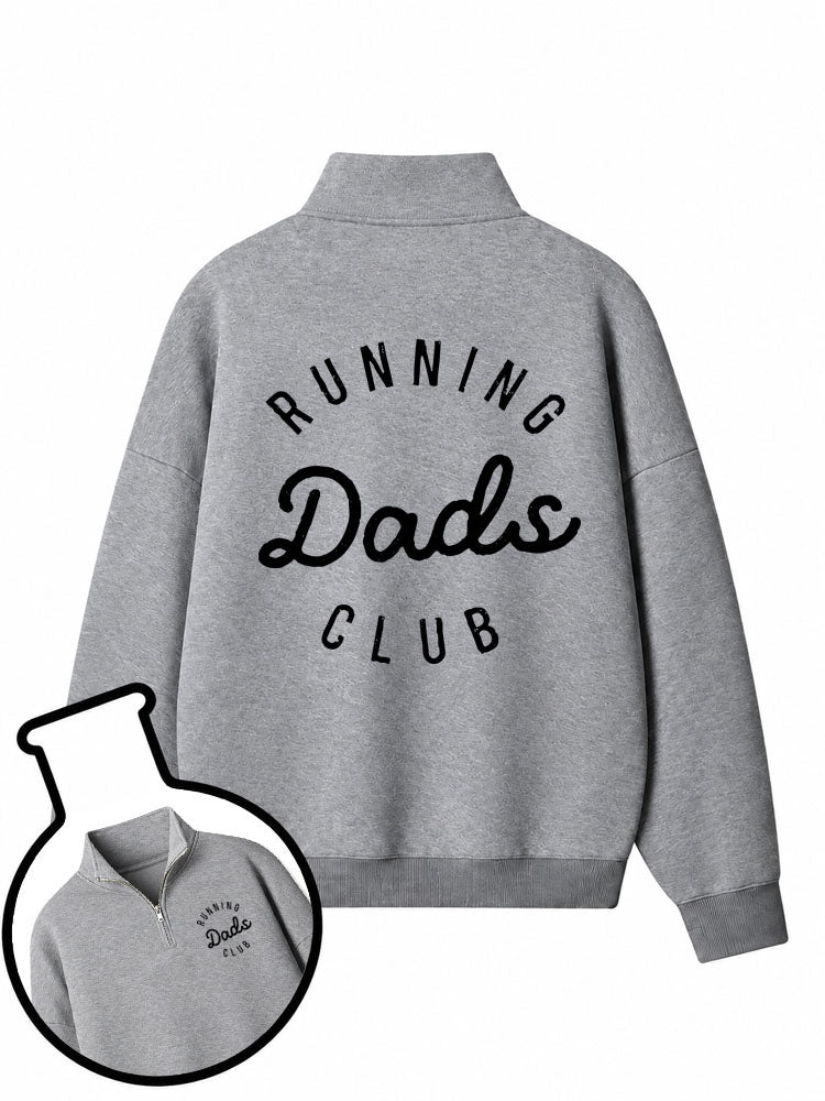 Running Dads Club Half-Zip Fleece Pullover