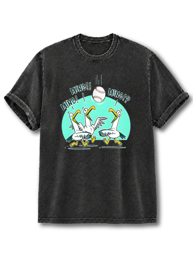 Mine Mine Mine Seagull Washed T-Shirt