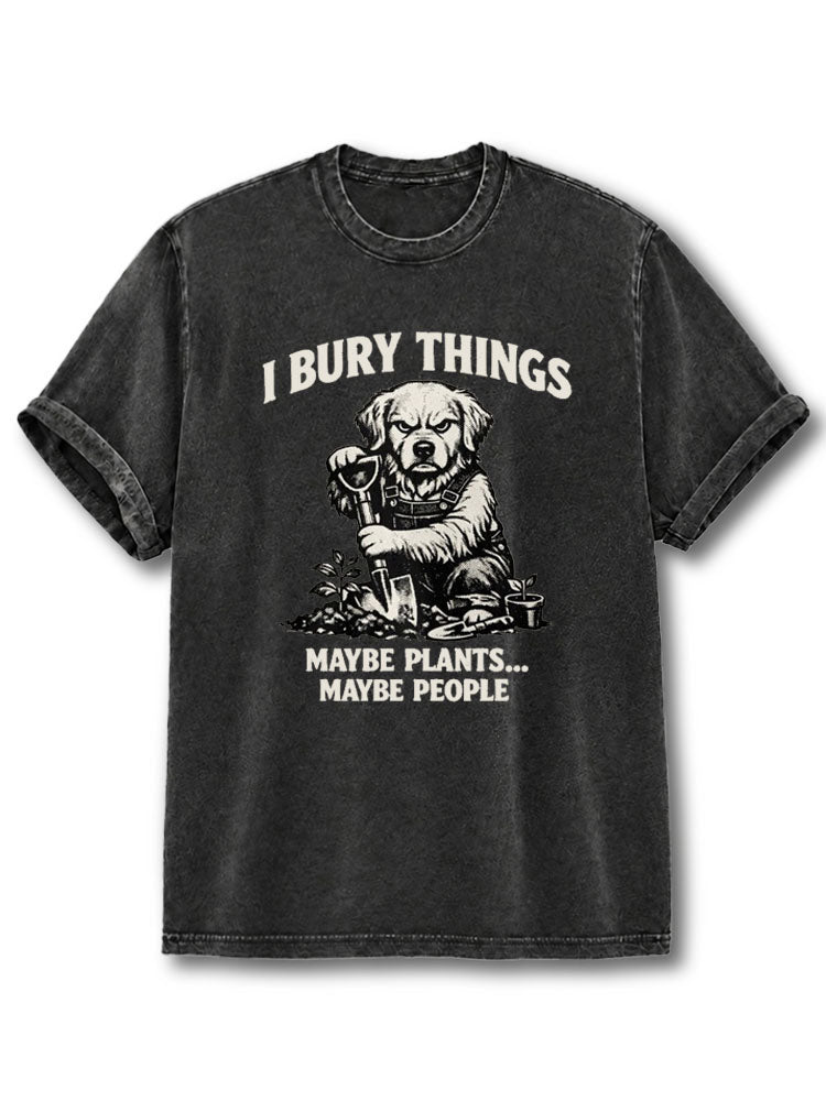 I Bury Things Washed T-Shirt