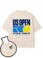 LATE SUMMER TENNIS Washed T-Shirt