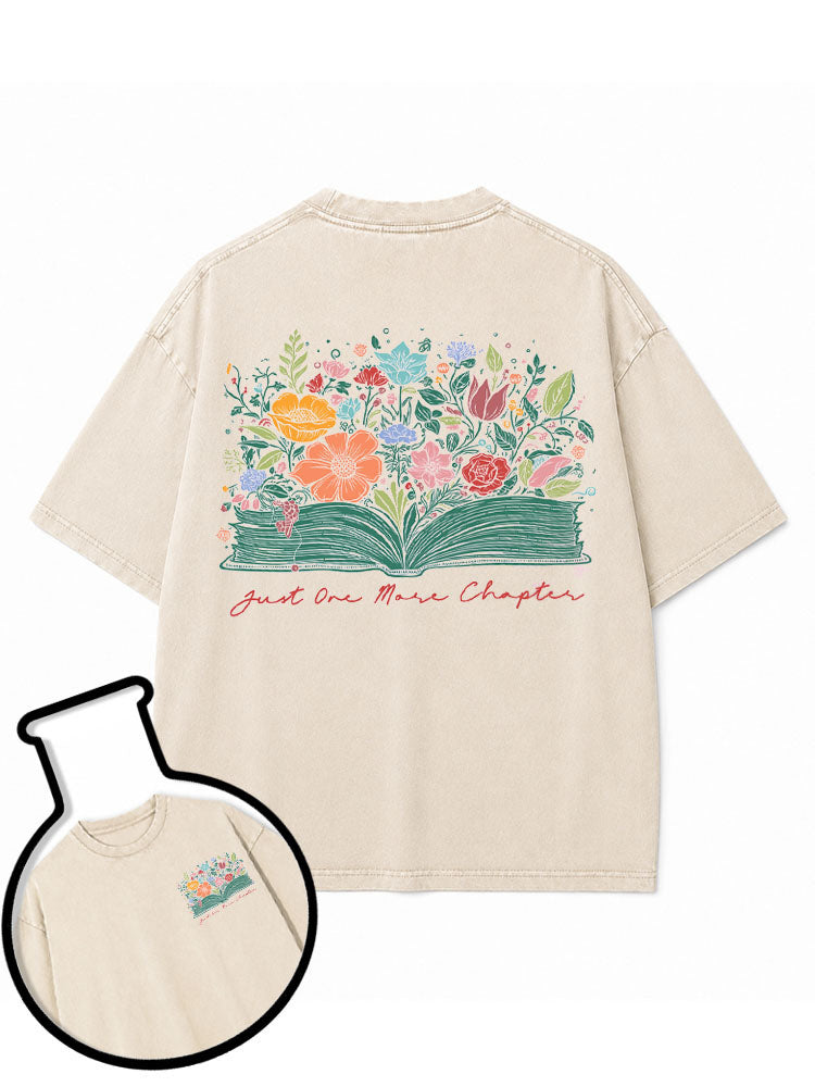 JUST ONE MORE CHAPTER Washed T-Shirt