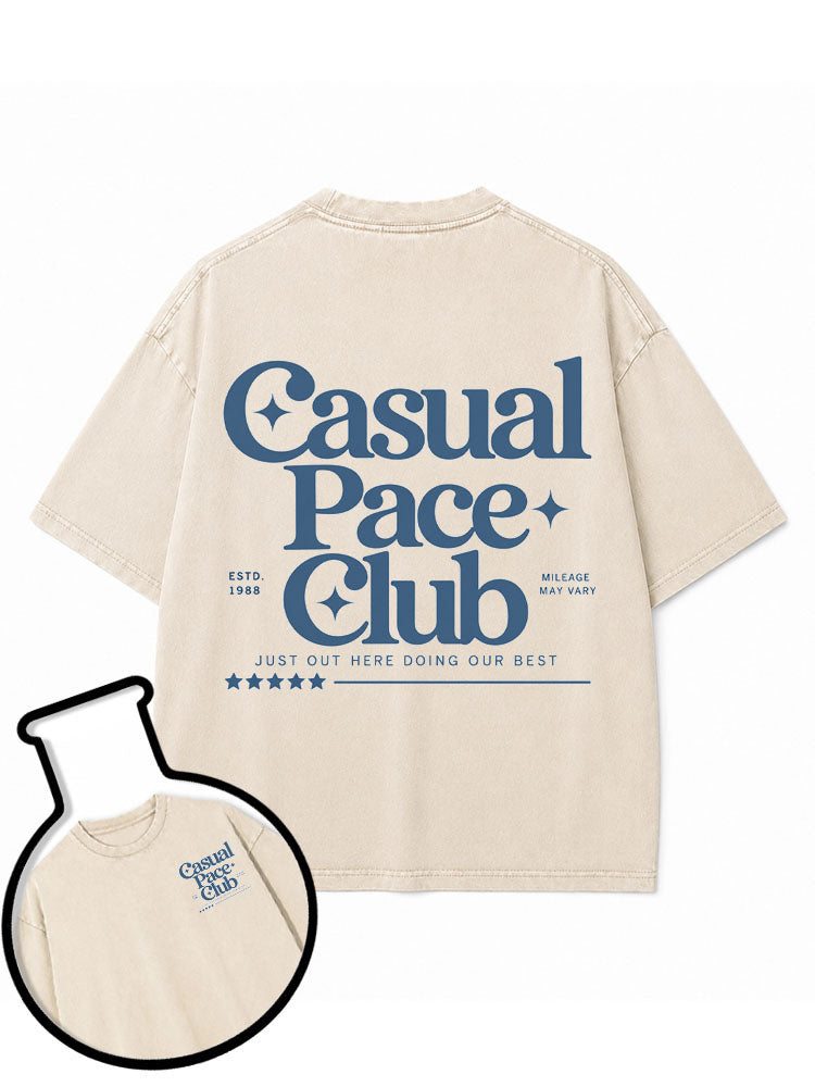 Casual Pace Club Washed T-Shirt