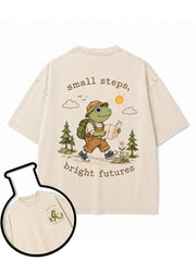 small steps bright futures Washed T-Shirt