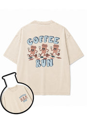 Coffee Run Washed T-Shirt
