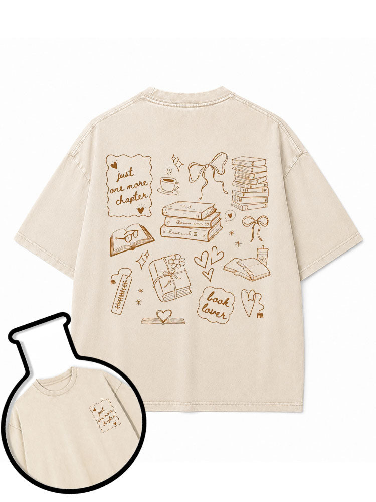 just one more chapter Washed T-Shirt